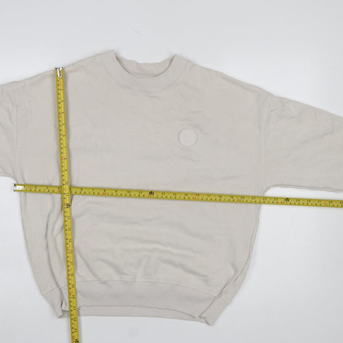 Gilly Hicks Women’s Beige Pullover Sweatshirt XS Crew Neck Fleece