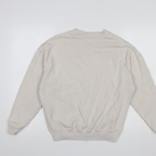 Gilly Hicks Women’s Beige Pullover Sweatshirt XS Crew Neck Fleece
