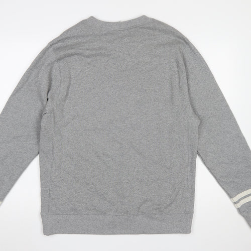 Nike Men's Grey Crew Neck Regular Fit Sweatshirt Medium