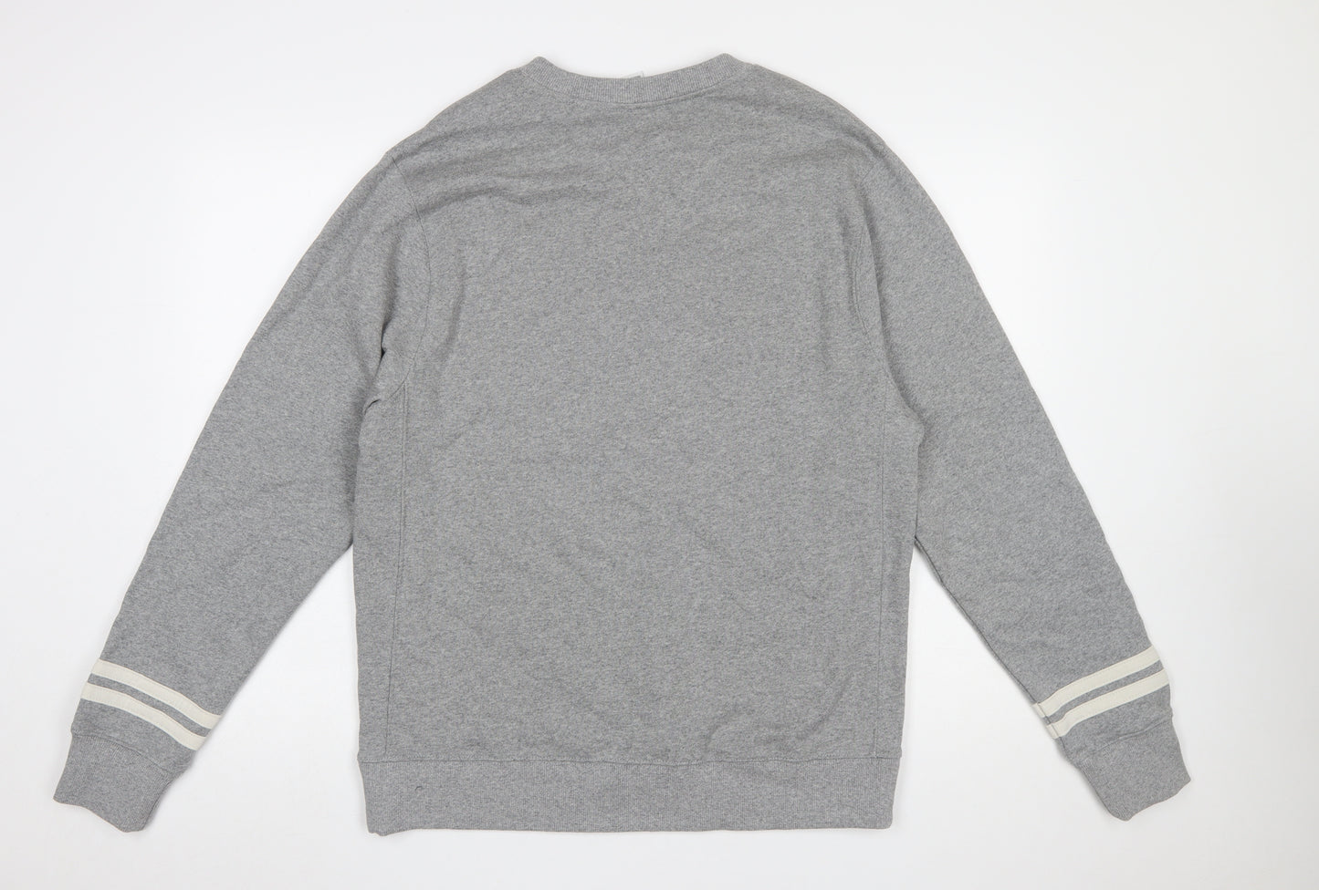 Nike Men's Grey Crew Neck Regular Fit Sweatshirt Medium