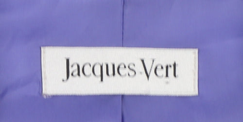 Jacques Vert Women's Purple Size 18 Short Sleeve Suit Jacket