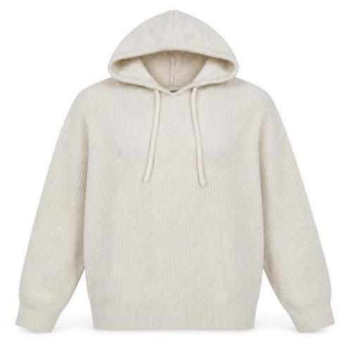 Marks and Spencer Women’s Ivory Hooded Knit Jumper Size M