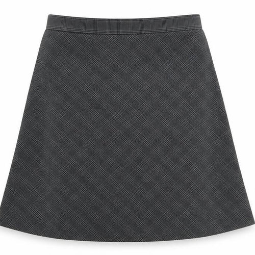 Cotton Traders Women’s Grey Jersey Midi A-Line Skirt Size 16