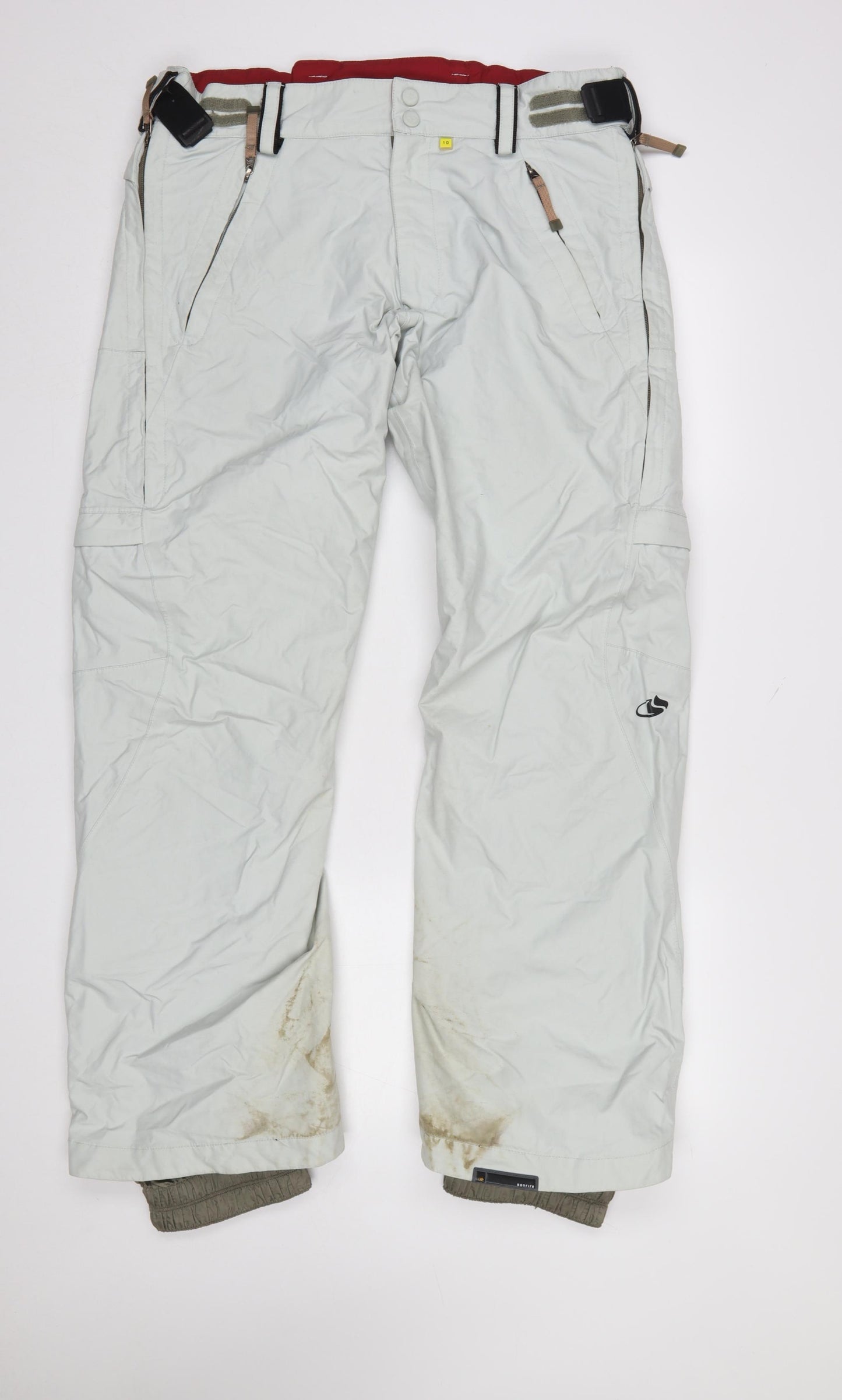 Bonfire Men's Grey Snow Pants Trousers Waterproof L Winter