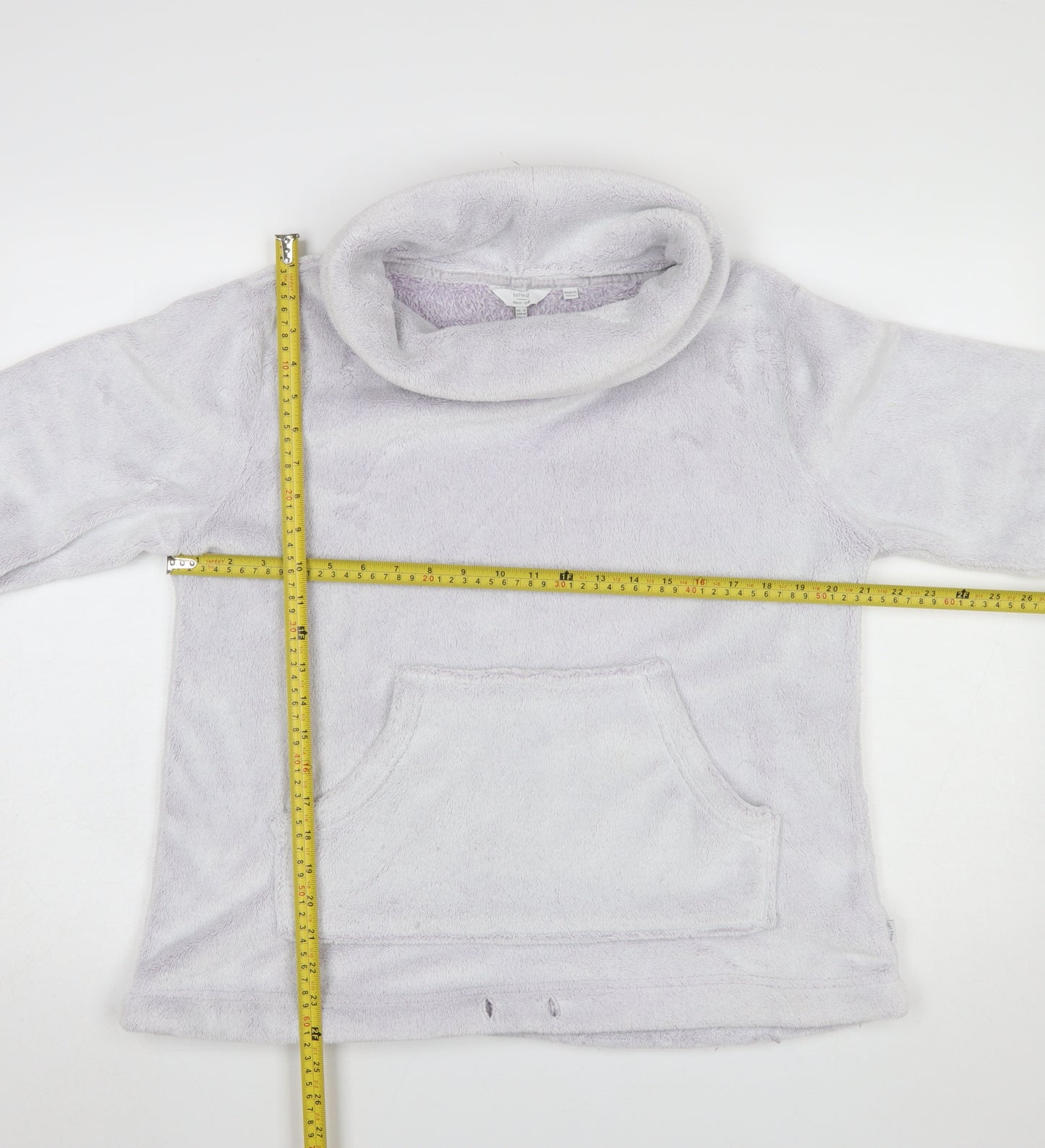 FatFace Women Lilac Pullover Fleece Sweatshirt UK 12 Regular Fit