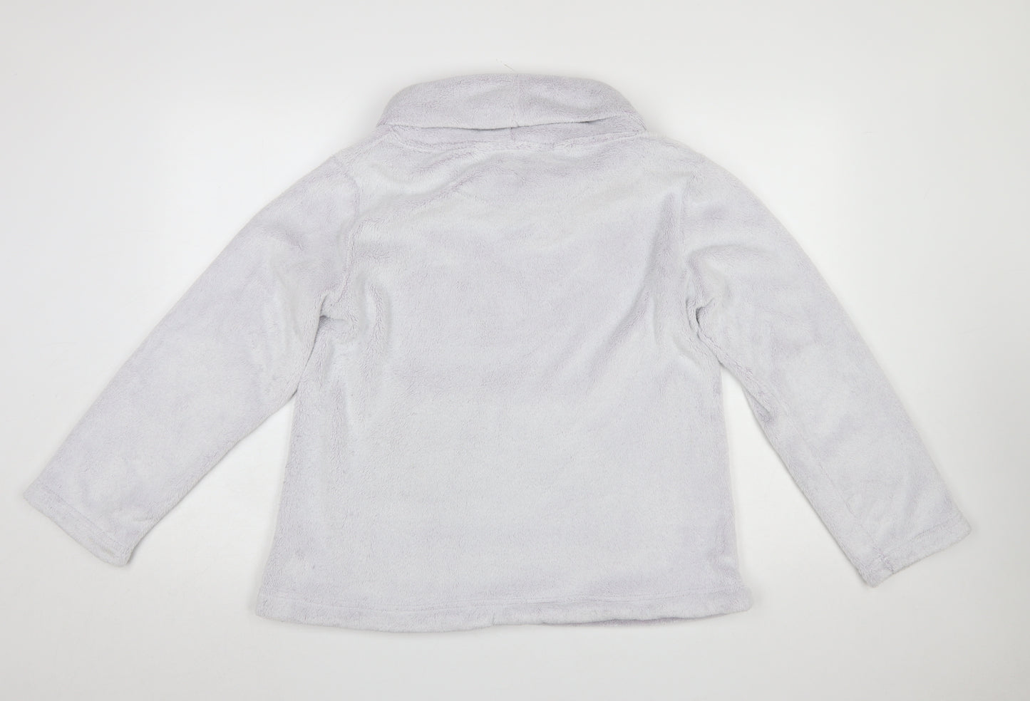 FatFace Women Lilac Pullover Fleece Sweatshirt UK 12 Regular Fit