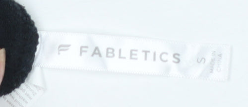 Fabletics Women Black S Sweat Shorts Cotton Blend Drawstring