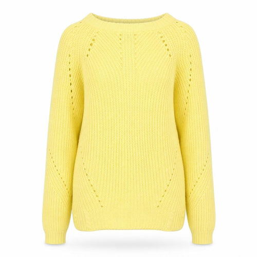 Dorothy Perkins Womens Yellow Acrylic Knit Jumper Size 8