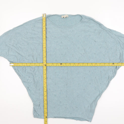 Phase Eight Women's Blue Relaxed Fit Knit Jumper XS