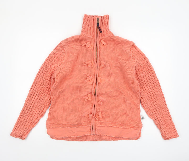 Hublot Women’s Pink 2XL Full Zip Cotton Knit Jumper
