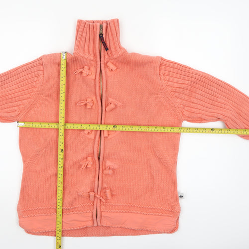 Hublot Women’s Pink 2XL Full Zip Cotton Knit Jumper