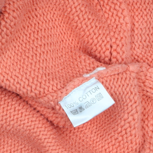 Hublot Women’s Pink 2XL Full Zip Cotton Knit Jumper