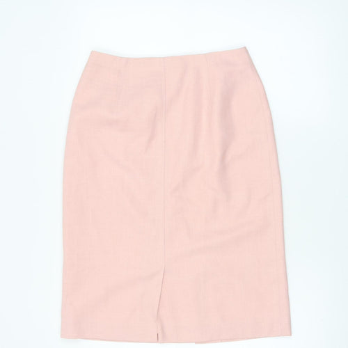 Viyella Women’s Pink Knee Length Pencil Skirt UK 10