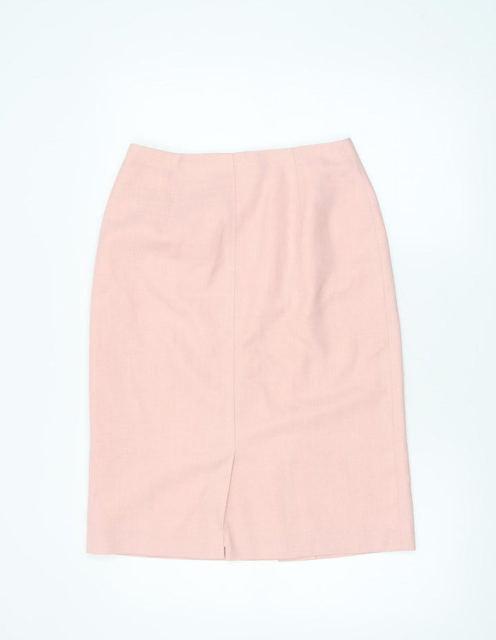 Viyella Women’s Pink Knee Length Pencil Skirt UK 10