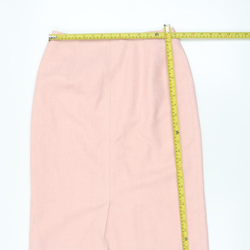 Viyella Women’s Pink Knee Length Pencil Skirt UK 10