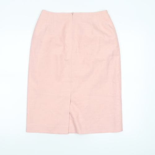 Viyella Women’s Pink Knee Length Pencil Skirt UK 10