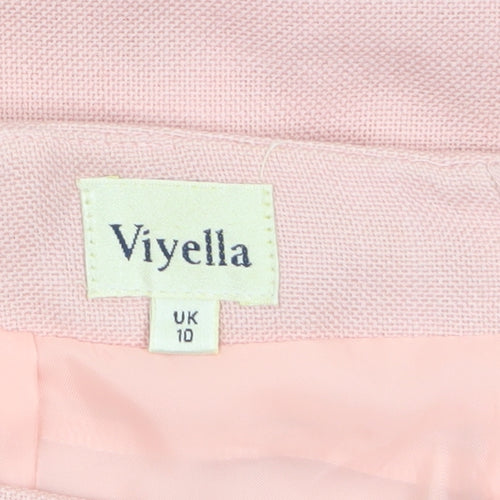 Viyella Women’s Pink Knee Length Pencil Skirt UK 10