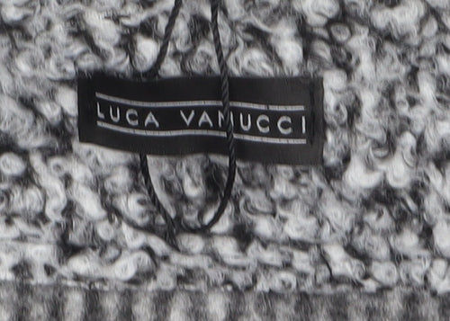 Luca Vanucci Women’s Grey Textured Blazer Jacket Size L