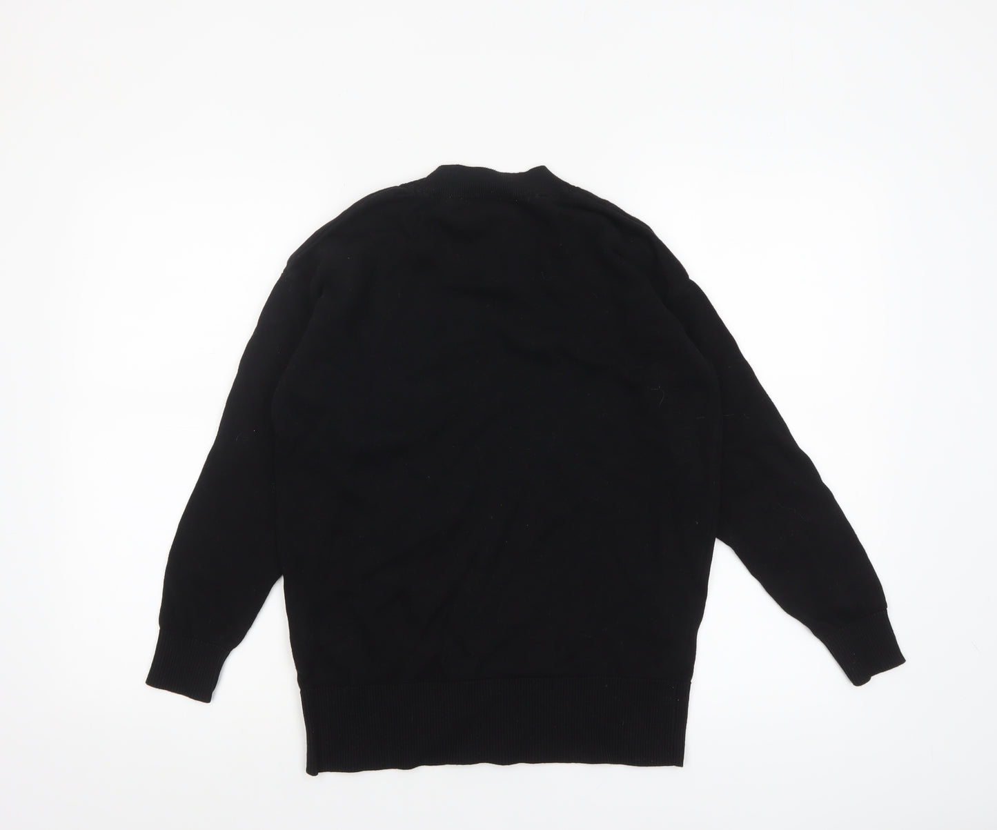 Bau de Fiori Women’s Black Sequin Dog Cotton Viscose Jumper Size S