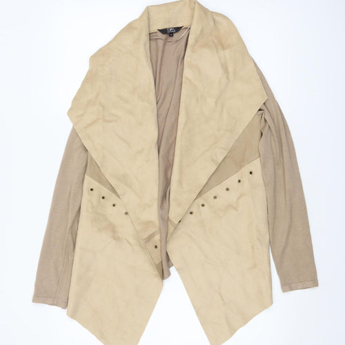 Star by Julien Macdonald Women’s Beige Faux Suede Open Jacket Size 10