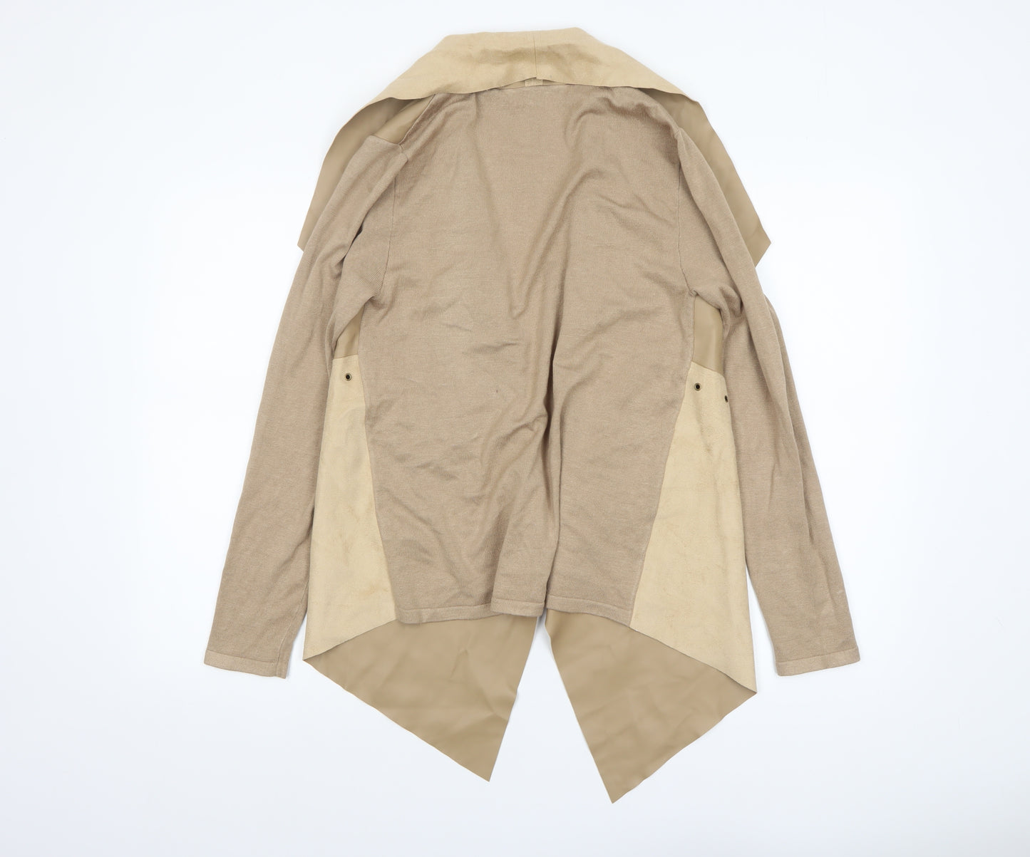 Star by Julien Macdonald Women’s Beige Faux Suede Open Jacket Size 10