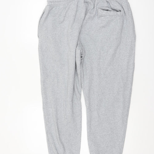 Next Women Grey L Sweatpants Fleece Cotton Blend Joggers