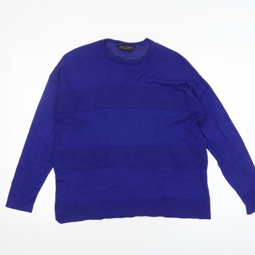 Dorothy Perkins Women’s Blue Crew Neck Long Sleeve Jumper UK 12