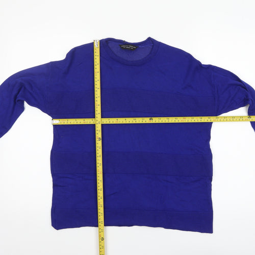 Dorothy Perkins Women’s Blue Crew Neck Long Sleeve Jumper UK 12