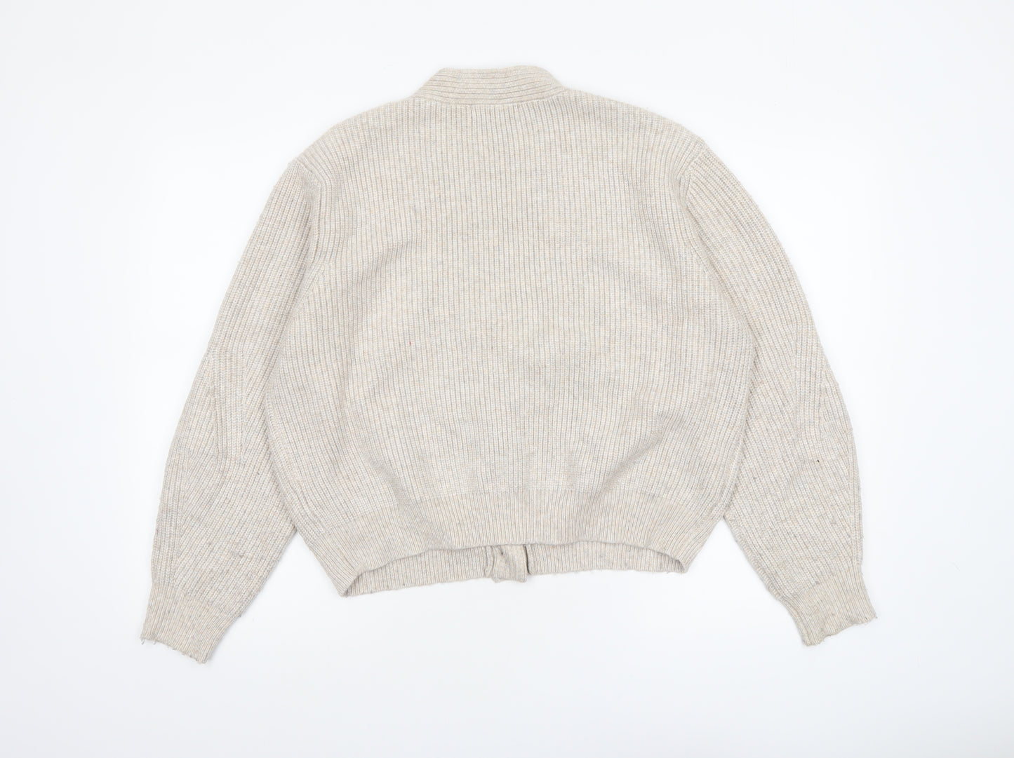 Marks and Spencer Women’s Beige Chunky Knit Cardigan L