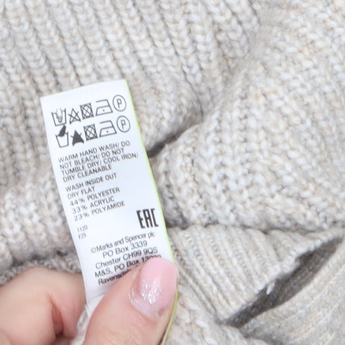 Marks and Spencer Women’s Beige Chunky Knit Cardigan L