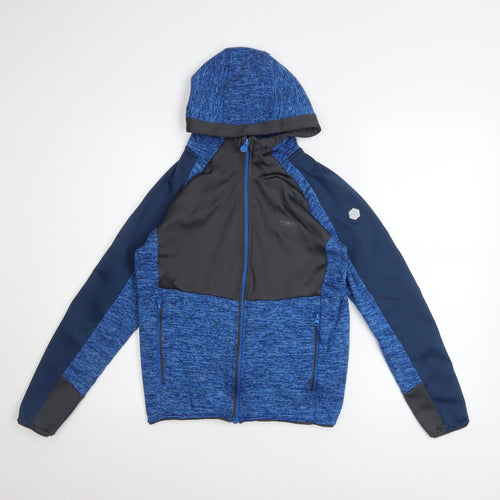 Regatta Boys Blue Full Zip Hooded Fleece Activewear Jacket 13 Years