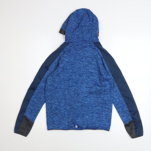 Regatta Boys Blue Full Zip Hooded Fleece Activewear Jacket 13 Years