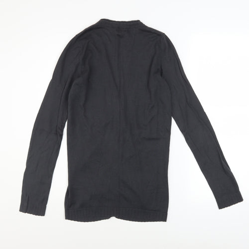 Gap Womens Black Cotton Button Cardigan Jumper Size M