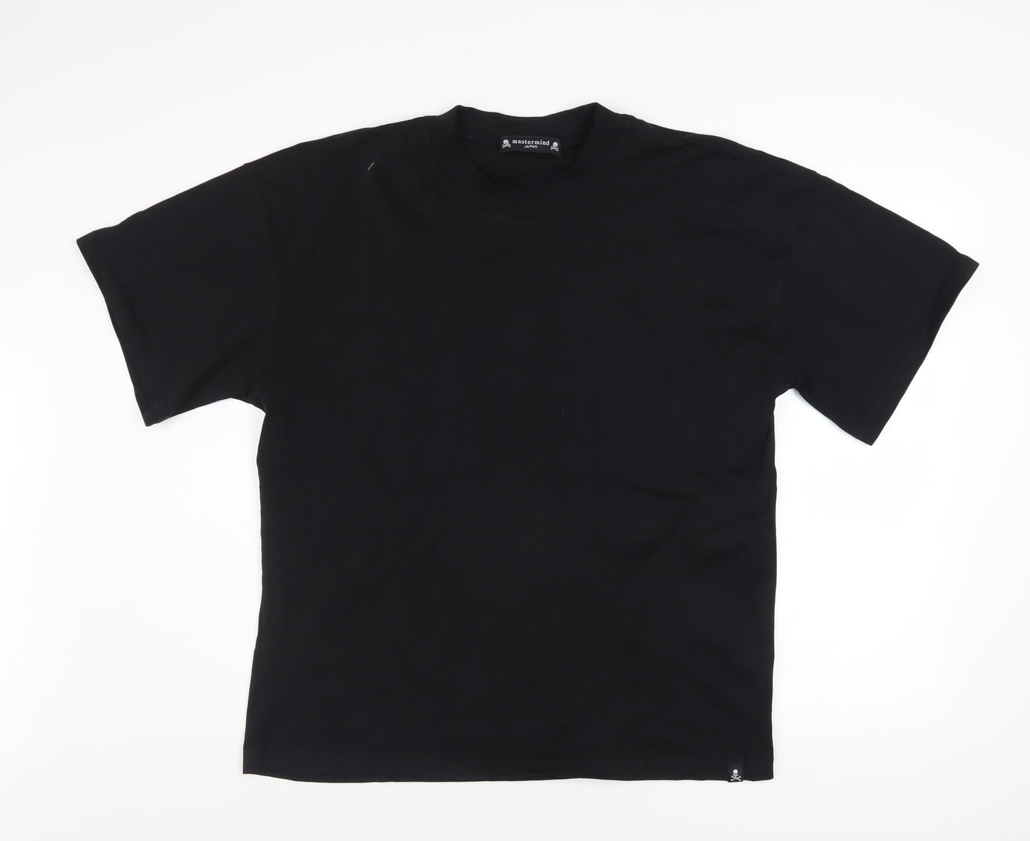 Mastermind Japan Men's Black Cotton Skull Graphic T-Shirt Size S