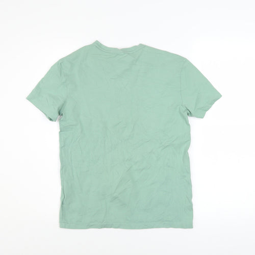 Ralph Lauren Boys Green Cotton Short Sleeve Logo T-Shirt XS