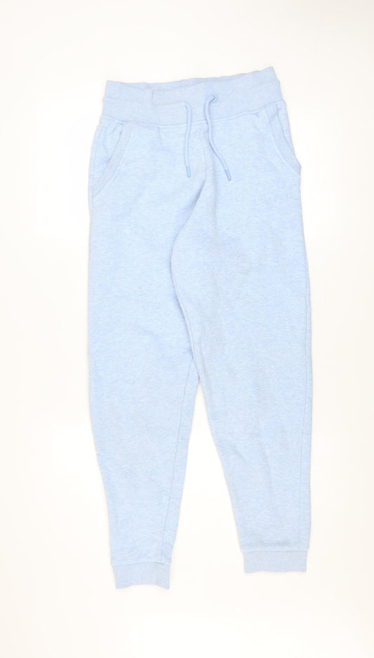 USA Pro Women Blue Jogger Trousers Size 6 Cotton Blend Activewear