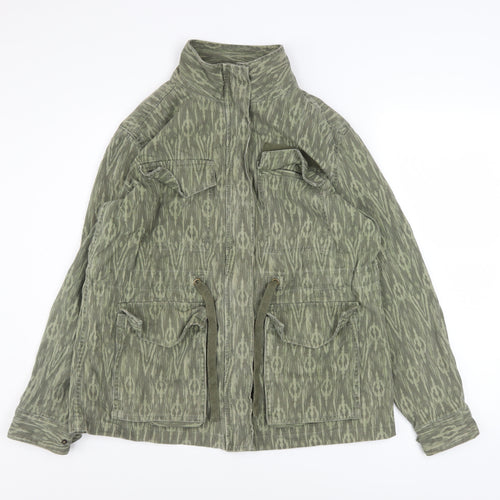 Marks and Spencer Women’s Khaki Green Military Jacket Size 10
