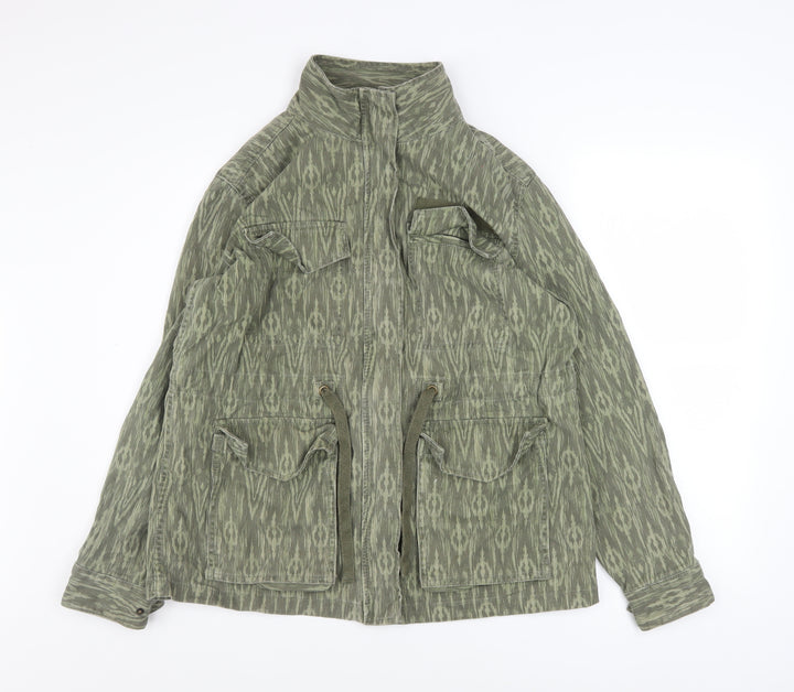 Marks and Spencer Women’s Khaki Green Military Jacket Size 10