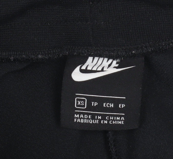 Nike Men’s Black Velour Jogger Trousers XS Athletic Fit