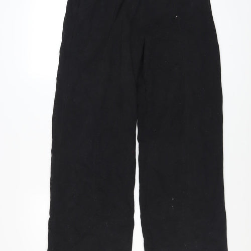 Favorite Style Women's Black Cotton Elastic Waist Sweatpants Size S