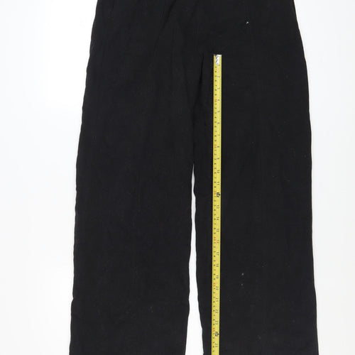 Favorite Style Women's Black Cotton Elastic Waist Sweatpants Size S