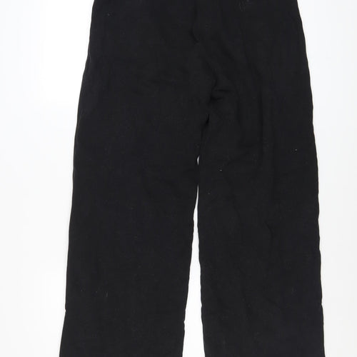 Favorite Style Women's Black Cotton Elastic Waist Sweatpants Size S