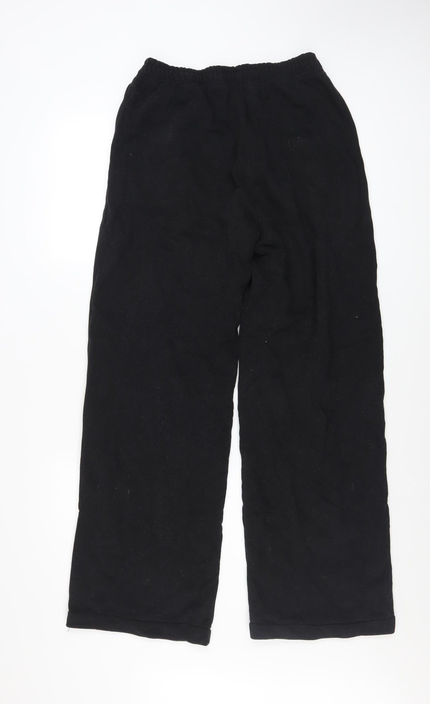 Favorite Style Women's Black Cotton Elastic Waist Sweatpants Size S