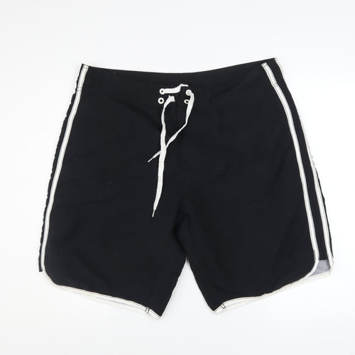 Reef Code Men's Black Board Shorts XL Surf Swimwear
