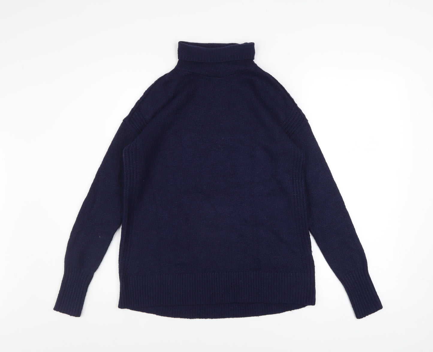 GAP Women’s Blue Roll Neck Long Sleeve Knit Jumper Size S