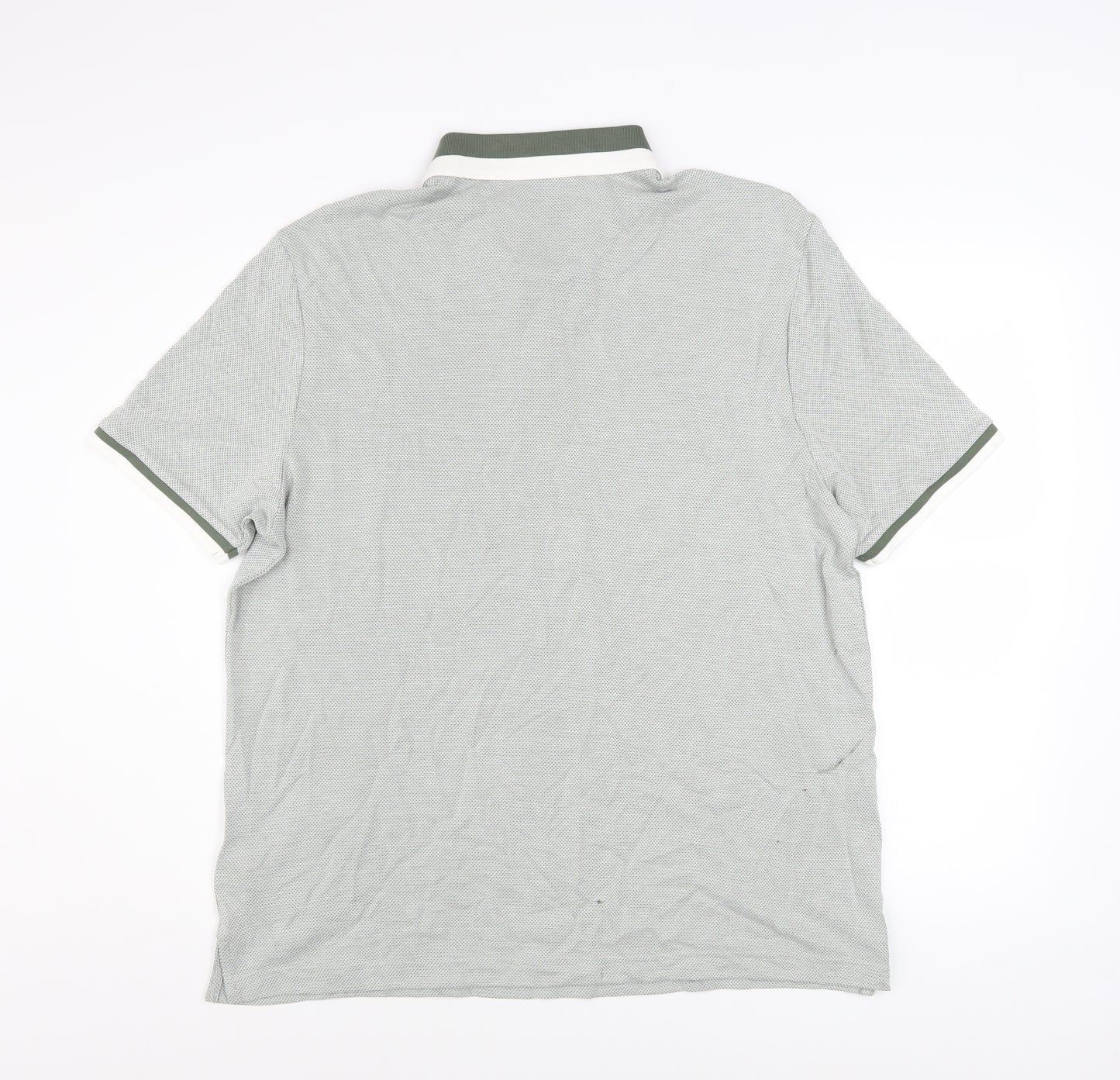 Marks and Spencer Mens Grey XL Regular Fit Modal Polo Shirt