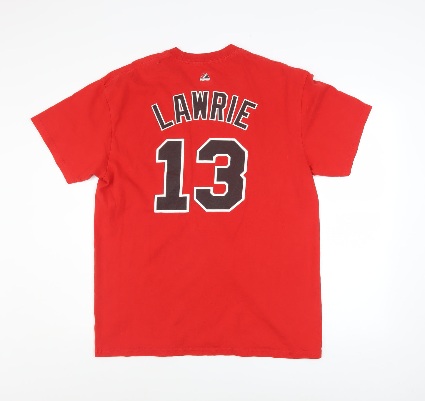 Majestic Men's Red Canada Baseball Graphic T-Shirt Size L