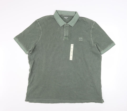 Marks and Spencer Men’s Green 3XL Classic Cotton Polo Shirt