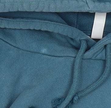 Adidas Mens Blue Pullover Hoodie L Cotton Classic Logo