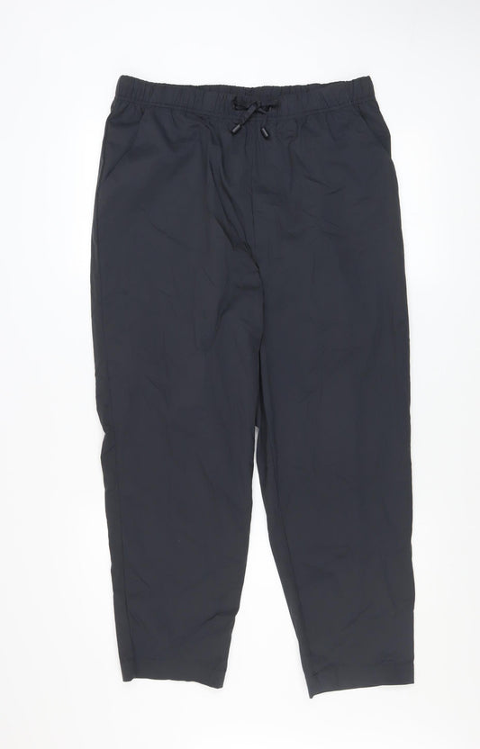 Primark Womens Black Jogger Trousers Size 16 Cotton Blend